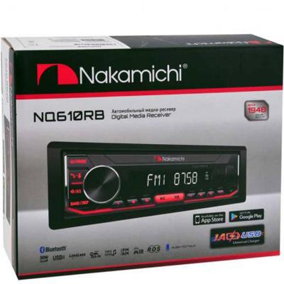 Автомагнитола Nakamichi NQ610RB 1DIN,Bluetooth, 4*50Вт