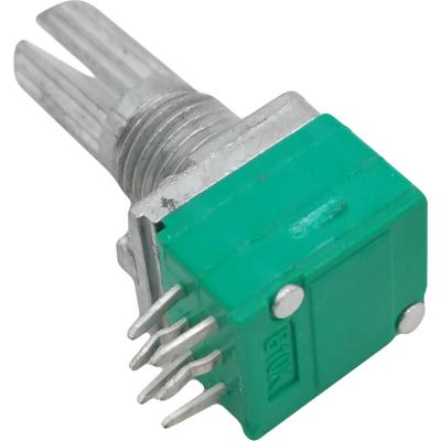 Резистор переменный 6pin, 10K, (10*10*11 мм, резьба М7, Вал d-6 мм) /30483