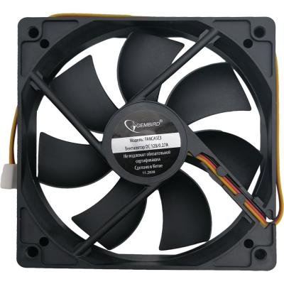 Вентилятор Gembird FANCASE3, 120х120х25, втулка, 3pin, провод 30см