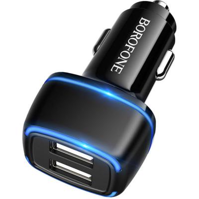 АЗУ Borofone BZ14m 2USB для micro USB 2.4A, черный