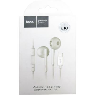 Наушники HOCO L10 Acoustic для Type-C, белый