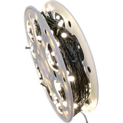 Гирлянда катушка, 50м, 240LED, 8mm, матовый, т.бел. LX-86