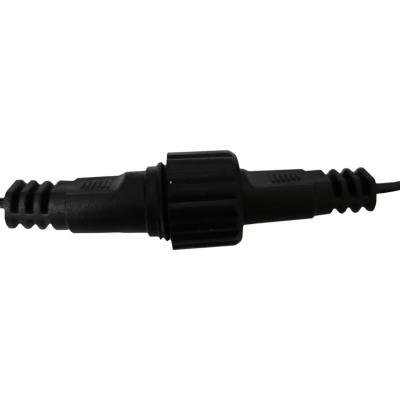 Гирлянда нитевая уличная, 10м, 80LED, зел./2 LED мерц, Ч.П. LX-218
