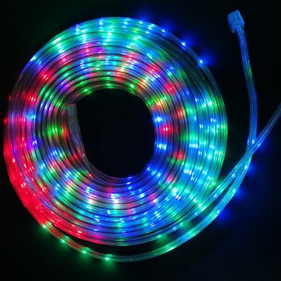 Гирлянда дюралайт, уличная, 10м, LED, RGB, плоская, LX-123