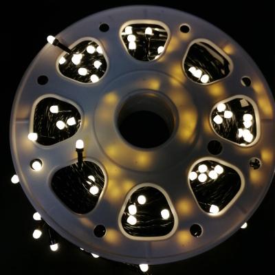 Гирлянда катушка, 50м, 240LED, 8mm, матовый, т.бел. LX-86