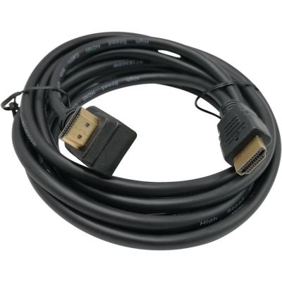 Шнур HDMI-HDMI 3,0м ver.1.4 Cablexpert CC-HDMI490-10, угловой /07044/