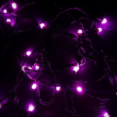 Гирлянда нитевая уличная, 20м, 120LED, 8мм розов. Ч.П. LX-272