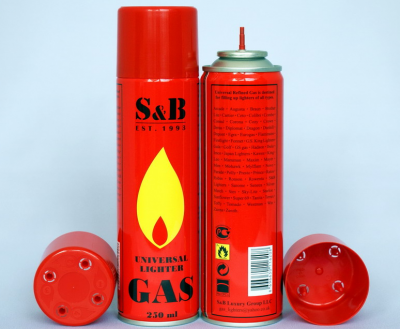 Газ для зажигалок/горелок, 250мл