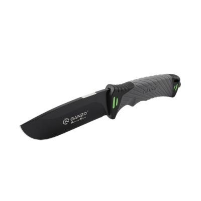 Нож Ganzo G8012-GY, туристический, ножны, серый