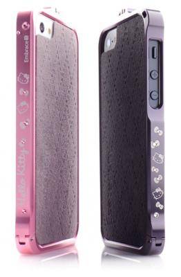Бампер iPhone 5/5S, Esoterism Embrace Hello Kitty, фиолетовый (EF5-HK-KSA)