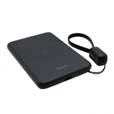 Портативный аккумулятор 5000 мАч, HOCO J140, 1xUSB-C с кабелем, черный