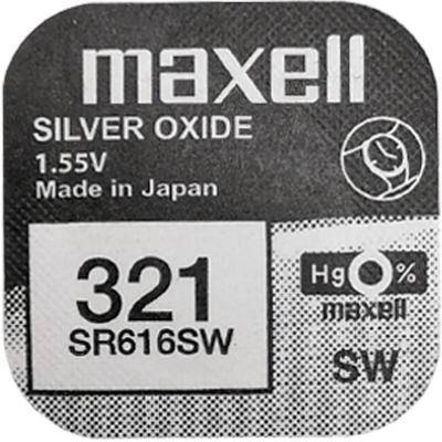 Элемент питания SR616SW (321) MAXELL BL1 10-Box/кор.100шт