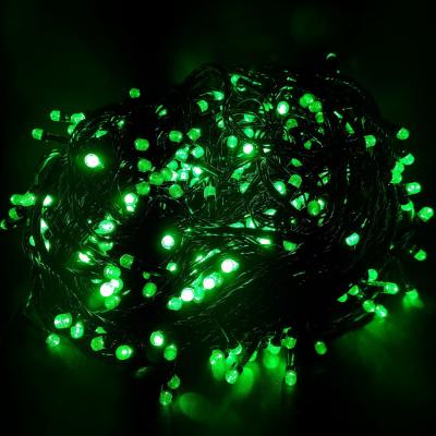 Гирлянда нитевая уличная,100м, 480LED, 8мм зел. Ч.П. LX-290