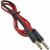 Jack 3,5mm - Jack 3,5mm 1,0м stereo HOCO UPA16 Series, плоский, красный
