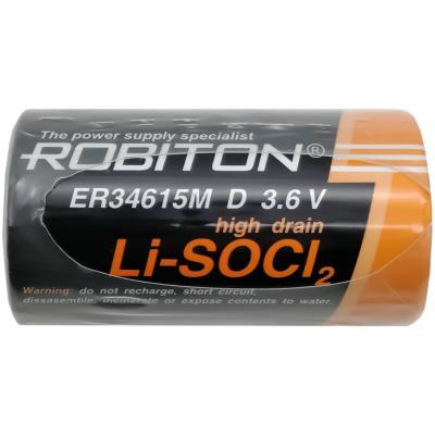 Элемент питания ER34615M-SR2 (D) ROBITON высокотоковый SR2 /15707/