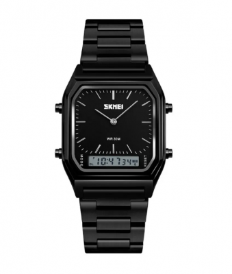 Часы наручные Skmei 1220 черный (black)