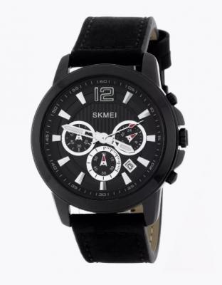 Часы наручные Skmei 1989 черный-черный (black-black)