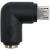Переходник питания гн.5,5*2,1 х microUSB, угловой