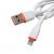 Кабель USB - Lightning 8pin, 1,0м, Ugetus G13, силикон, белый (без упаковки)