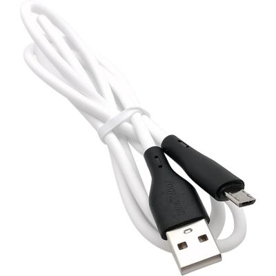 Кабель USB - micro USB, 1,0м, SmartBuy S21, 2.4A, силикон, белый (iK-12-S21bw)