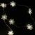 Гирлянда нитевая, 10м, 80LED, Снежинки т.бел. П.П. LX-374
