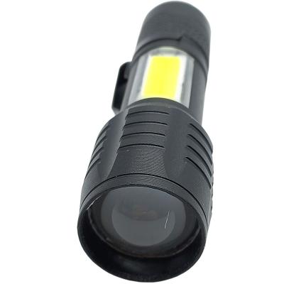 Фонарь ручной FL-153, ZOOM, акб, microUSB