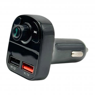 FM модулятор RECRSI CAR X8, Bluetooth, 2USB,  черный*** 