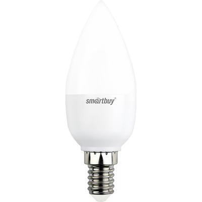 LED лампа C37/07W/6000/E14, Smartbuy
