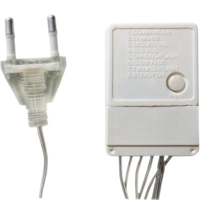 Гирлянда бахрома, 4,0м/0,4-0,6м, LED, RGB, П.П. LX-35