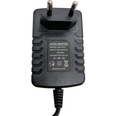 Блок питания импульсный 12,0V,  2,0A, 24W 5,5*2,1 вилка на блоке /V.2/