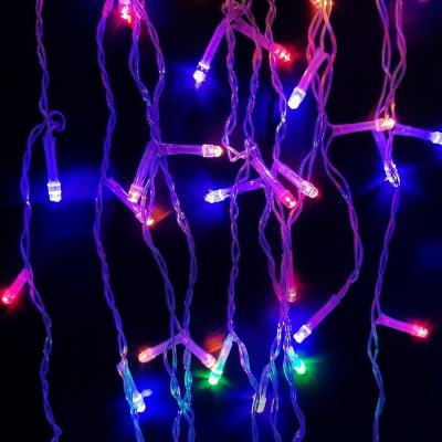 Гирлянда бахрома, 5м /0,3-0,4-0,5м, RGB, П.П. LX-35