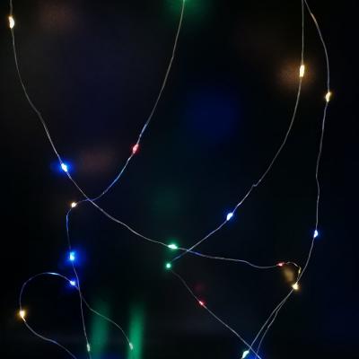 Гирлянда штора, 3,0м/1,0м, 100LED, RGB, с контроллером, IP65, пульт, USB 5В/1-2А, LDG10