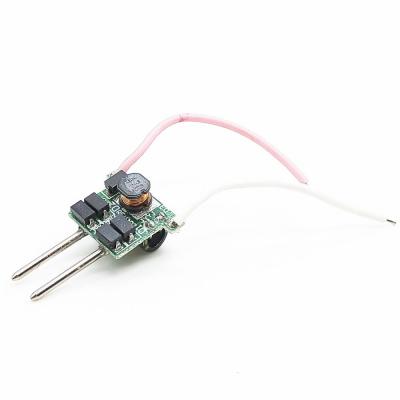 Драйвер питания LED Uвх= DC 12-15V/ (3 х 1WT LED, 12V, 300mA)