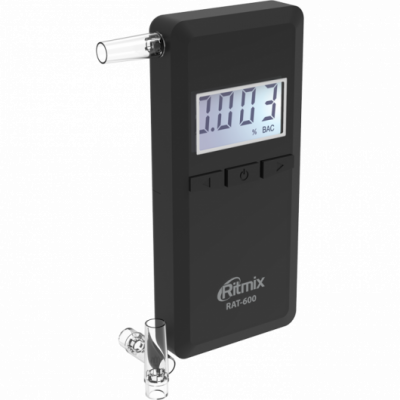 Алкотестер RITMIX RAT-600 (0,0‰-4,0‰, 1хАА)
