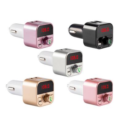FM модулятор Орбита TDS TS-CAF06 (Bluetooth, microSD, USB) серебро***