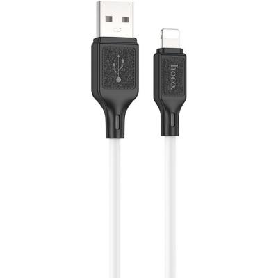 Кабель USB - Lightning 8pin, 1,0м, HOCO X90 Cool, силикон, белый