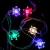 Гирлянда нитевая, 5м, 20L, Цветы кристалл RGB, LX-414