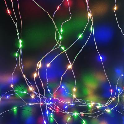 Гирлянда дождь проволочная, 2,0м/1,8м, LED, RGB, HL-25