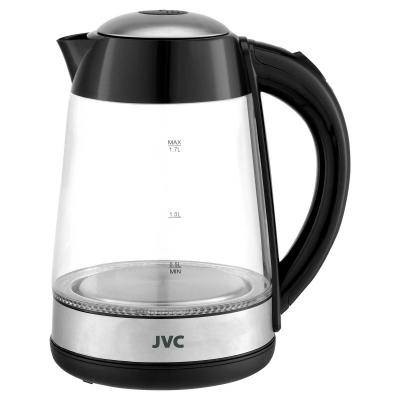 Чайник JVC JK-KE1705 (стекло, 2200 Вт, 1.7 л.) черный
