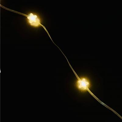 Гирлянда катушка, 25м, 120LED, Звезды т.бел, П.П. LX-501