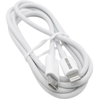 Кабель Type C - Lightning 8pin, 1,0м, More choice K73i, PD 20W, нейлон, белый