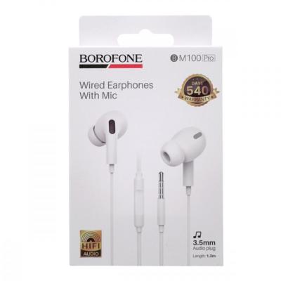 Наушники BOROFONE BM100 Pro, белый