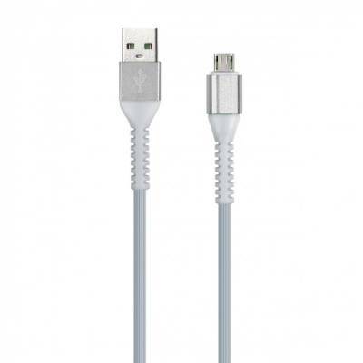 Кабель USB - Type C, 1,0м, Smartbuy, TPE, Flow 3D, <2A, белый (iK-3112FL white)