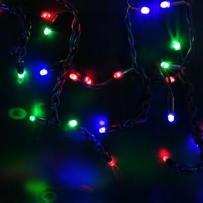 Гирлянда бахрома, уличная, 3,0м/0,3-0,5м, 80LED, RGB, Ч.П. LX-387/388