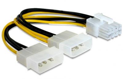 Разветвитель питания Gembird CC-PSU-81, MOLEX - PCIe