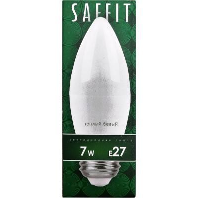 LED лампа C37/07W/2700/E27, SAFFIT /55032/