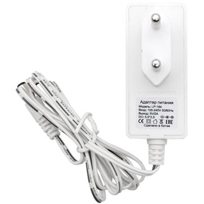 Блок питания импульсный  5,0V,  2,0A, 10W вилка на блоке, белый, LP184