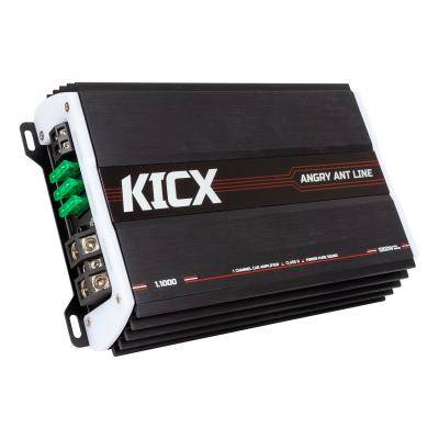 Автоусилитель Kicx Angry Ant 1.1000, 4Ом/430Вт. 2Ом/730Вт. 1Ом/1015Вт.