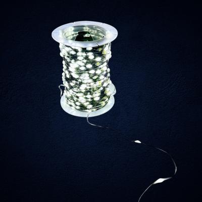 Гирлянда провол. 50м, 500LED РОСА бел LX-617 пульт IP44+