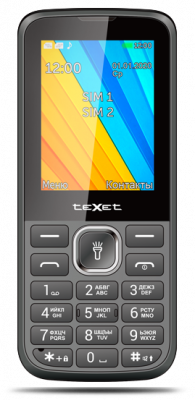Мобильный телефон teXet TM-213 черный